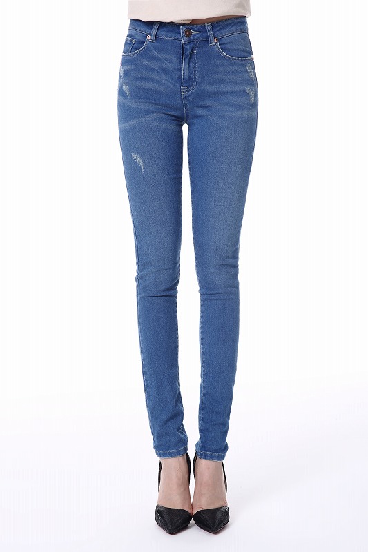 Women's denim tight pants