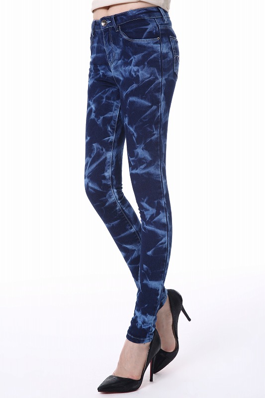 Women's denim tight pants