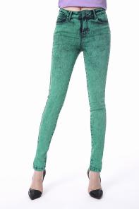 Women's denim tight pants