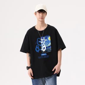 Summer Men's T-shirt Cartoon